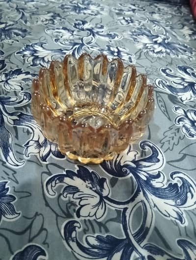 Soups&ICe cream seat Deli Glass Golden