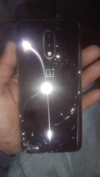 oneplus 7 8/256 PTA CP dual sim back break read ad