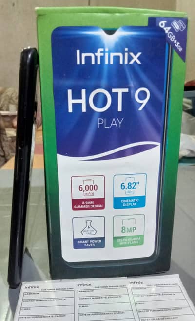 Infinix Hot 9 Play with Original Box for Sale