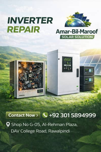 Solar Inverters Repairing Center Homage/Knox/Inverex ETC,