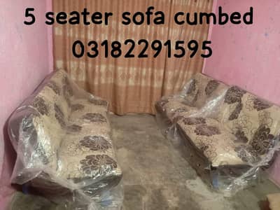 5 seater sofa cumbed new h in orangi 1 no only whatsp call 03182291595