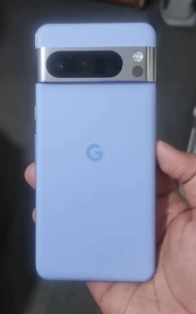 GOOGLE PIXEL 8 PRO CONDITION 10/10 BLUE COLOUR WATERPACK SET 12GB/128