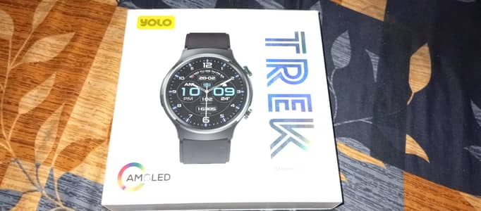 Yolo TREK AMOLED smart watch - Brand new, 1 year warranty