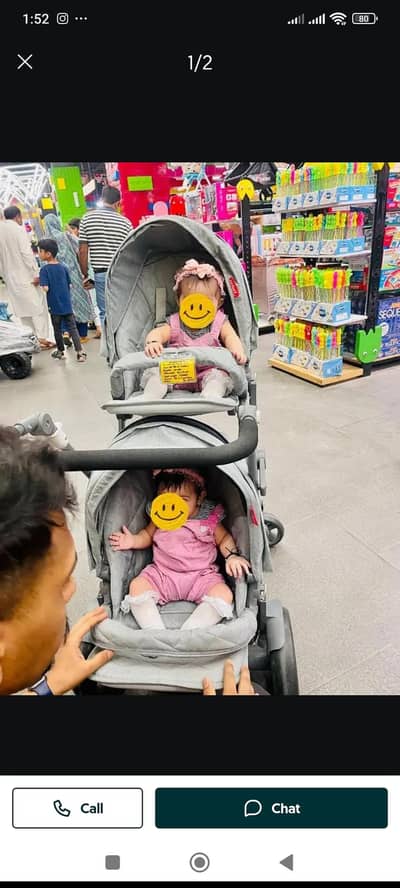 Twins Pram for Sale