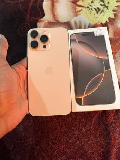 16 pro max non pta 256 gb desert colour