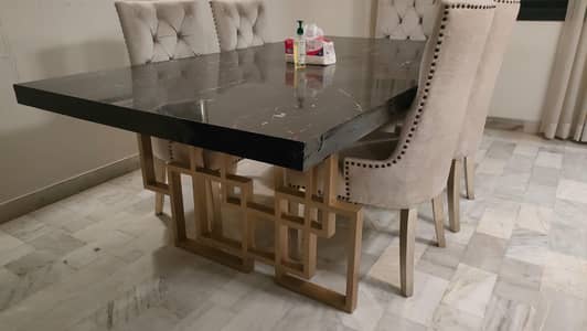 Dinning Table with 6 Chairs. for sale