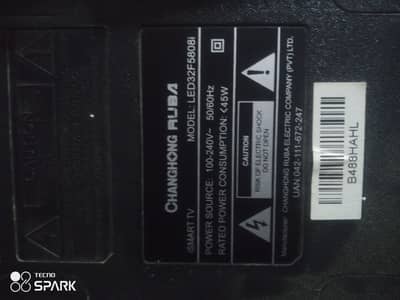 32INCHES CHANG HONG RUBA SMART LED FOR SALE