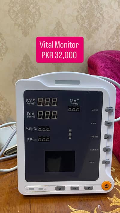 VITAL MONITOR/INFUSION PUMP/SUCTION UNIT/AIR MATTRESS/ OTHER EQUIPMENT