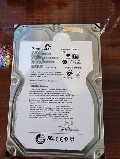 1TB Hardrive For Sell 99 Health