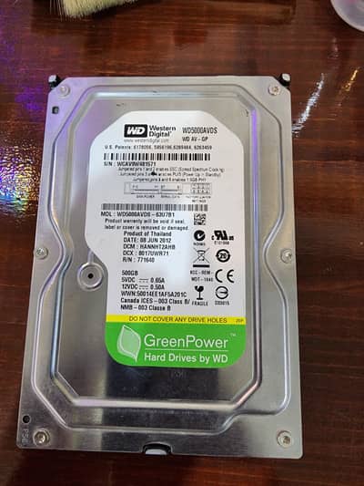 500 GB WD Hardrive For Sell 94 Health