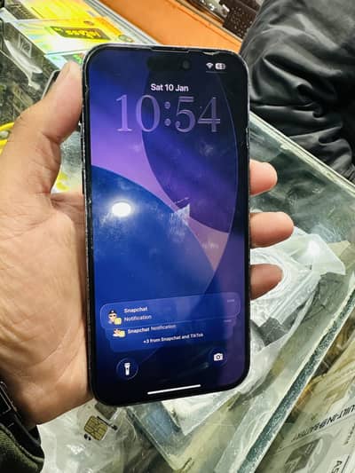 I phone 14 pro max non pta JV 128 gb 03288127003 whatapp