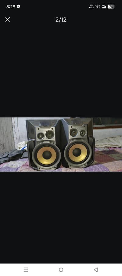 sony vx 8  quick edge woofers 10/8 condition 03054115494