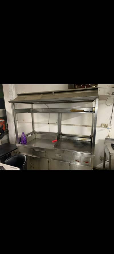 hotplat+steel counter