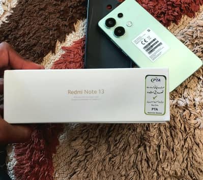 Redmi Note 13 official PTA Approved 6/128 All Okay