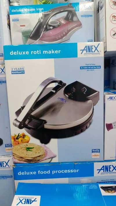Anex Deluxe Roti Maker – 2 Years Warranty |
