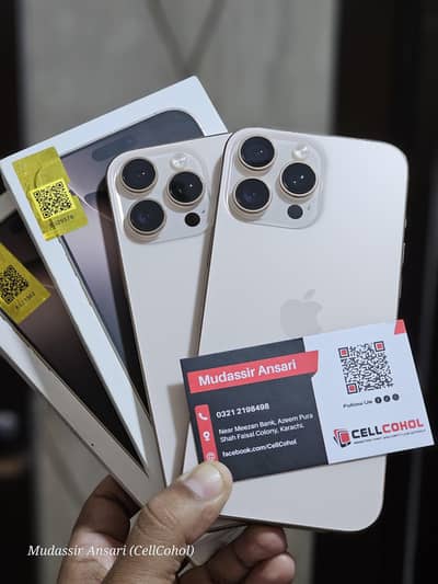 iPhone 16 Pro Max 256 GB PTA Approved With Box