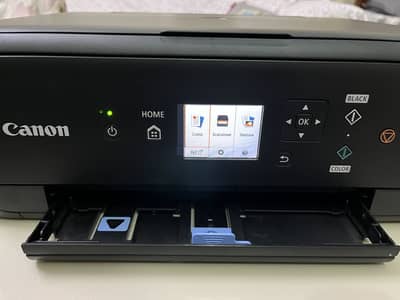 Canon pixma copy print scan wifi inkjet printer TS5140 Black.