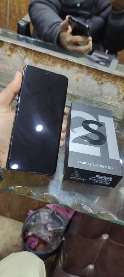Samsung S21 Ultra " Full Box "12GB 128GB" 2ual SIM PTA proof"Exchange