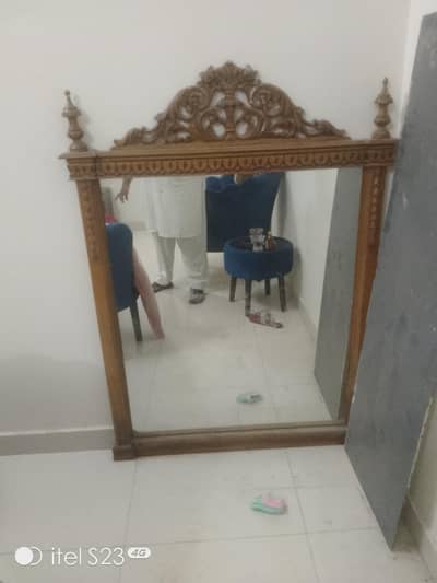 wood frame and big size