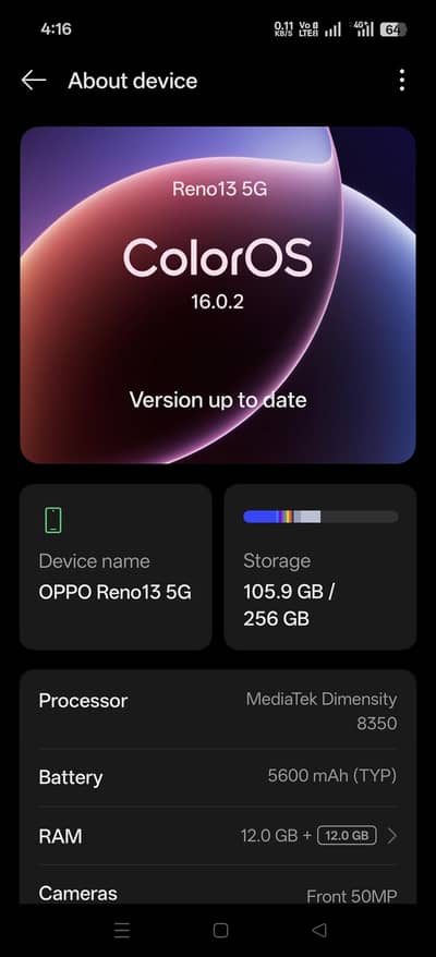 Oppo Reno 13 5g