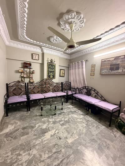 Complete Wrought Iron Lounge Set w Glass Centre Table- Heavy & Elegant