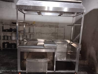 hotplate and breading table commercial