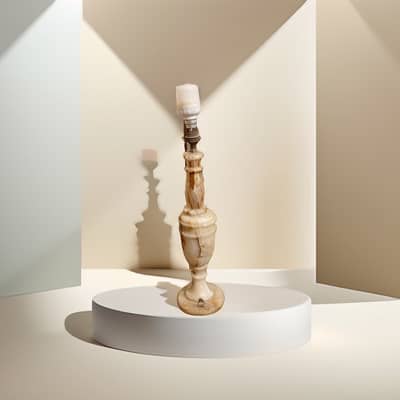 Luxurious Handcrafted Onyx Marble Table Lamp