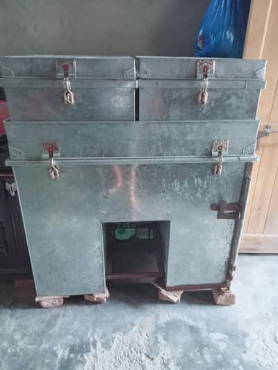 metal trunk (khurji) for  putting luggage
