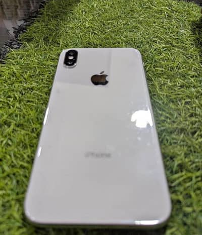 I phone x 64gb fu  battery 76 pannel change