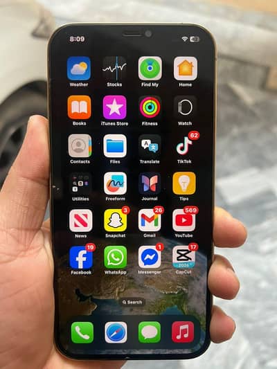 I phone 12 pro max 256 gb Gold