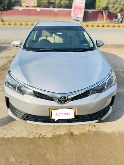 Toyota Gli 2017 model new shape