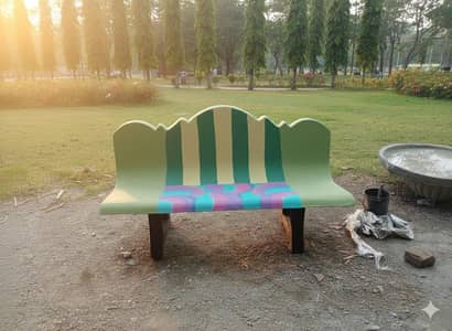 Premium Outdoor or park Cement Furniture Set — Durable & Colorfast