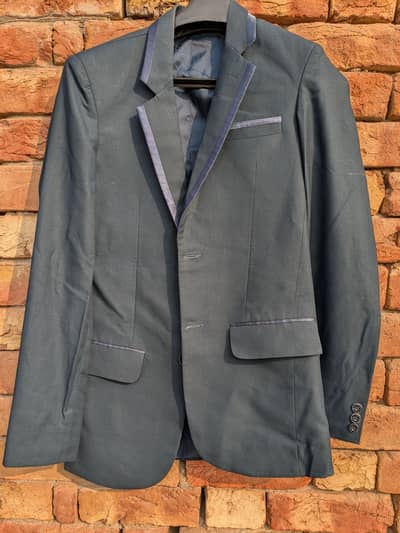 2 Peace suit pant coat | Blue pant coat for men