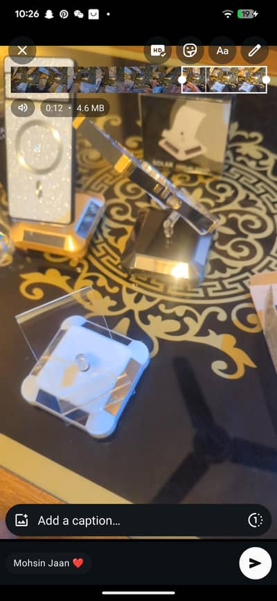 solar display stand availavle