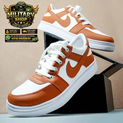 Men's Rexine Fancy Sneakers [ JRD Mustard ]