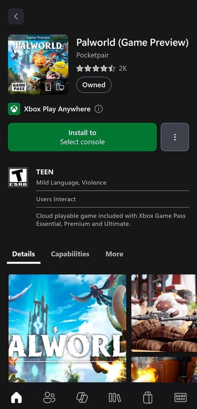 PC and Xbox palworld for sale