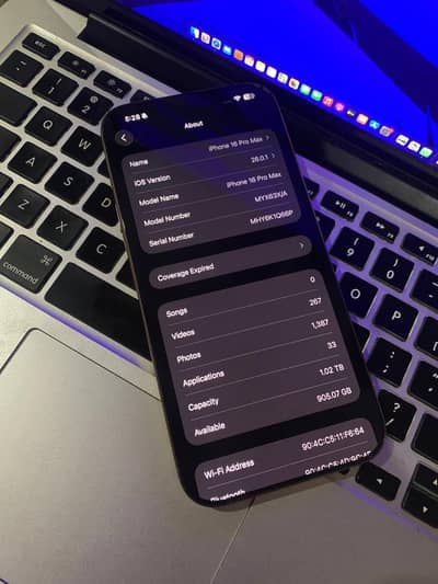 iPhone 16 PRO MAX 1TB