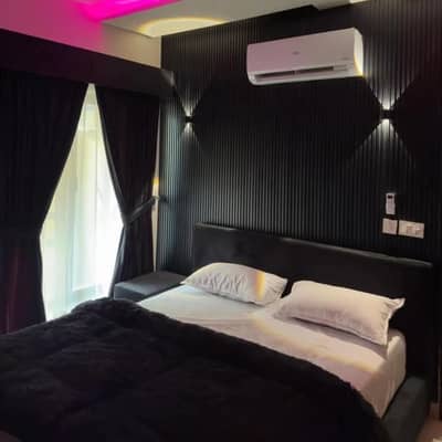 Short time 1bed ROM full furnished apartments safe and scour 100%coupe allow