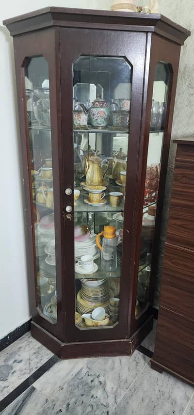 wooden showcase for sell
