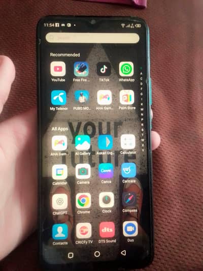 Infinix hot 9 play  just bottom screen cracked touch is working prop