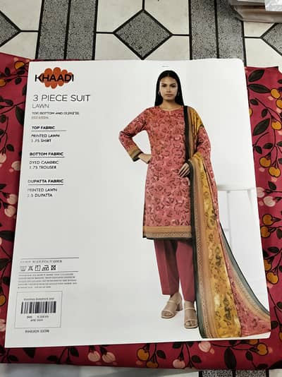 KHAADI 3pice Suit lawn