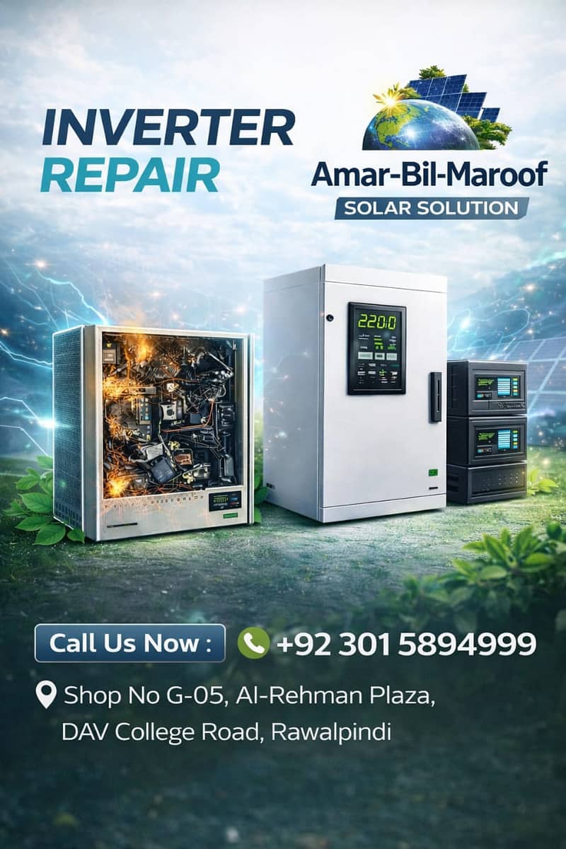 Expert Solar Inverter Repairing - Free Home Visit & Service - Solar ...