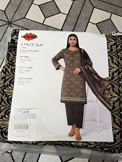 KHAADI 3PICE SUIT LAWN