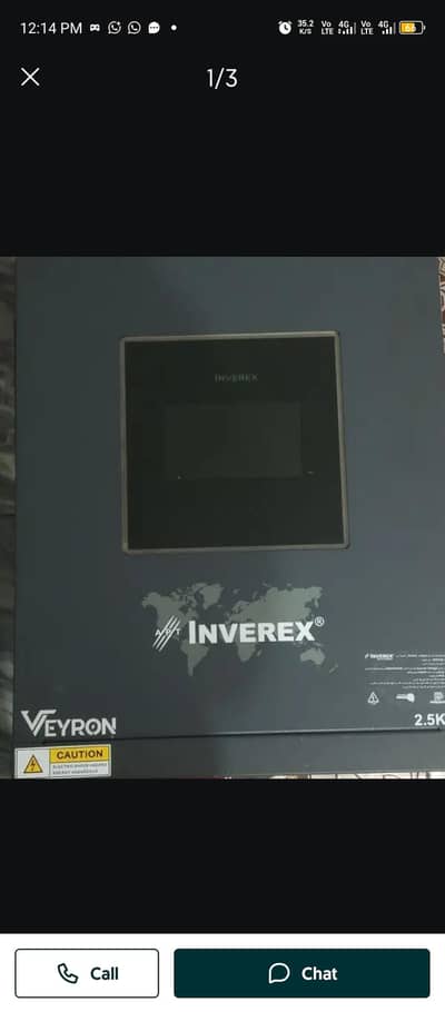 inverex inverter 2.5k in good condition