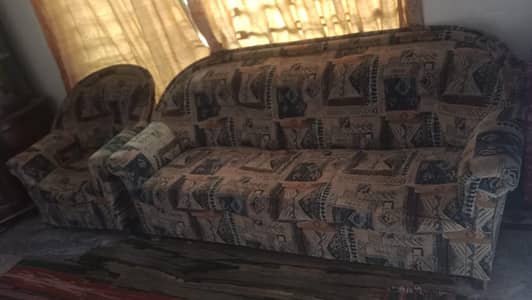 10 Seater Printed Velvet Sofa Set – Achi Condition