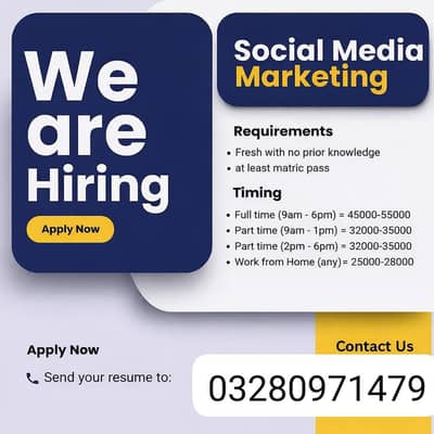 part time full time Office work home base job available