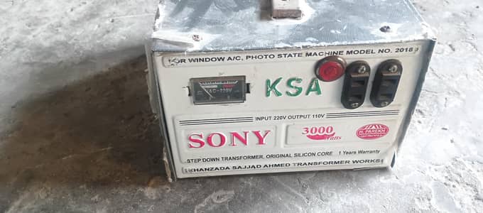 Sony transformer 110Watts3000call number 03280229570