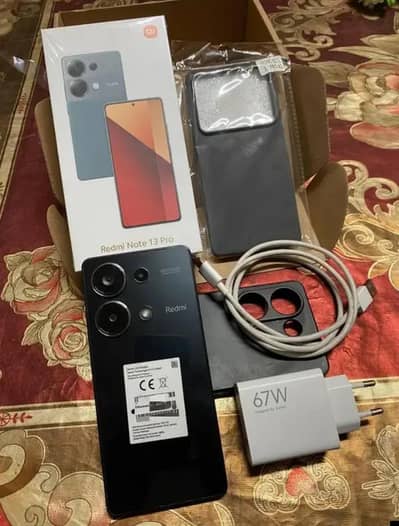 REDMI NOTE 13 PRO FULL BOX 10 10 CONDITION FULL NEW PHONE 8/25 GB