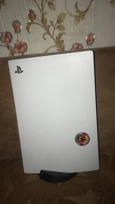 PlayStation5 with two controllers