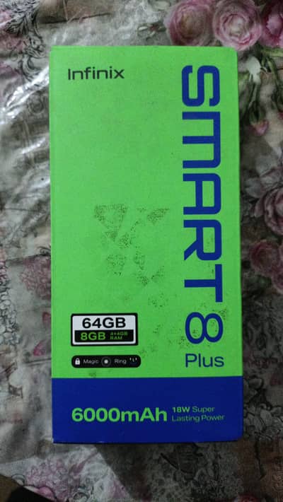 Infinix smart 8 plus used with box urgent sale krna ha